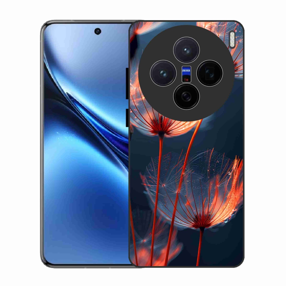 Gélový kryt mmCase na Vivo X200 5G - svetielkujúce páperie