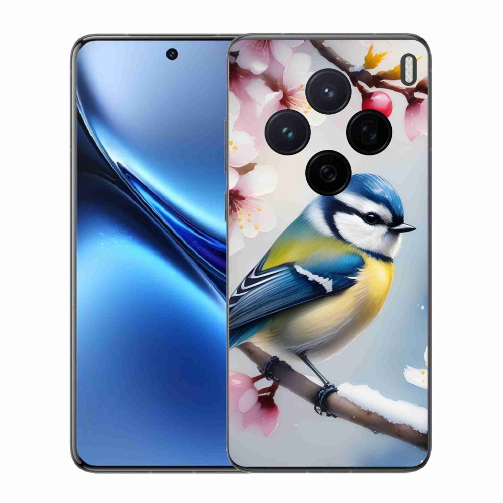 Gélový kryt mmCase na Vivo X200 5G - sýkorka