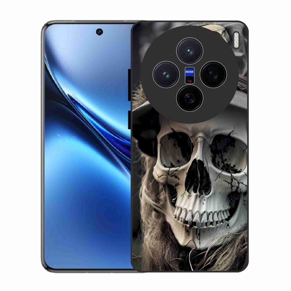 Gélový kryt mmCase na Vivo X200 5G - temná lebka