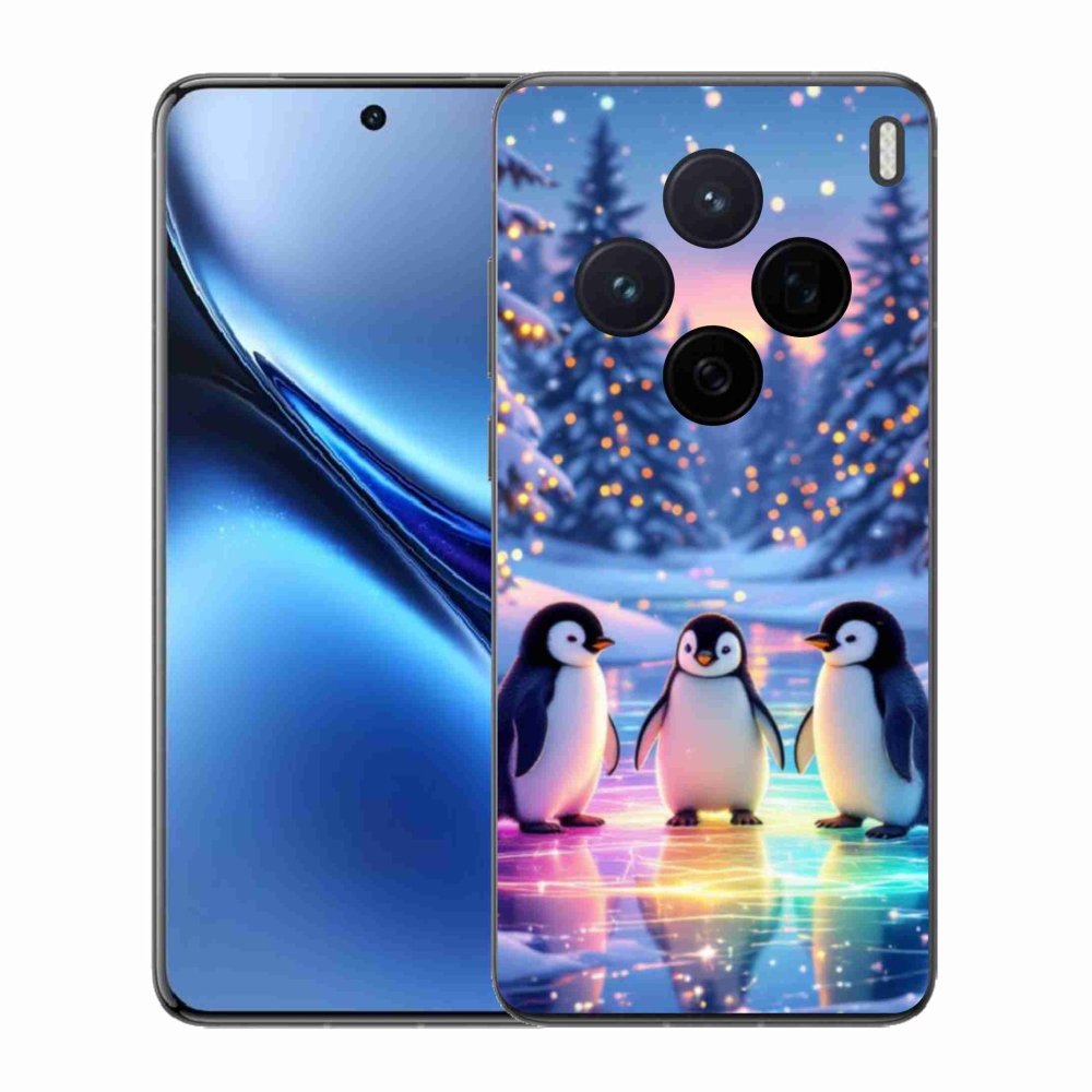Gélový kryt mmCase na Vivo X200 5G - tučniaky