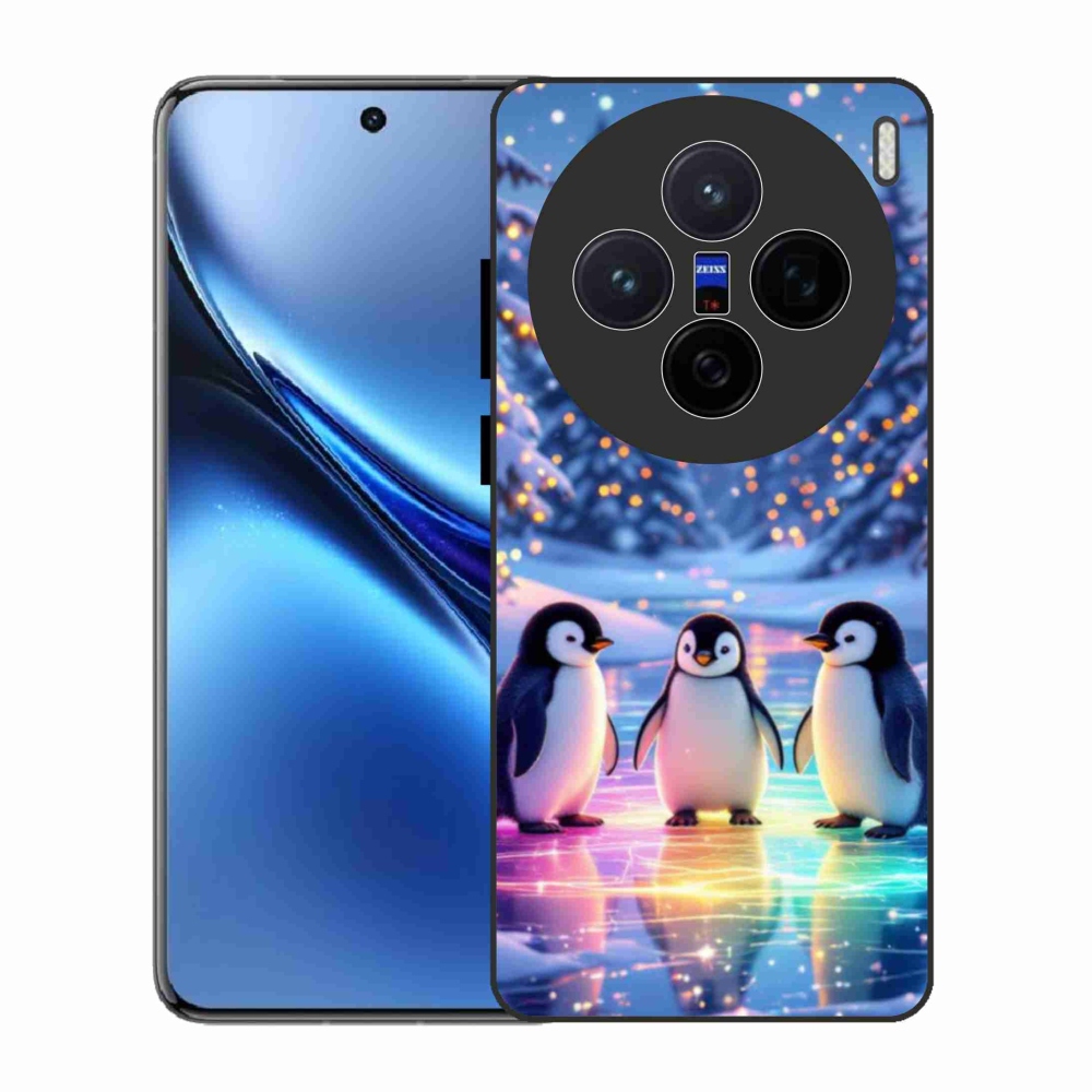 Gélový kryt mmCase na Vivo X200 5G - tučniaky