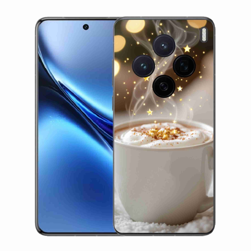Gélový kryt mmCase na Vivo X200 5G - vianočný horúci nápoj