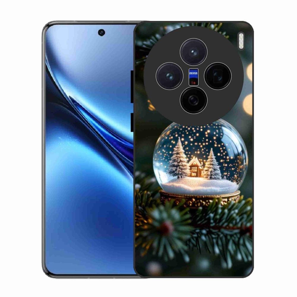 Gélový kryt mmCase na Vivo X200 5G - vianočné gule 2