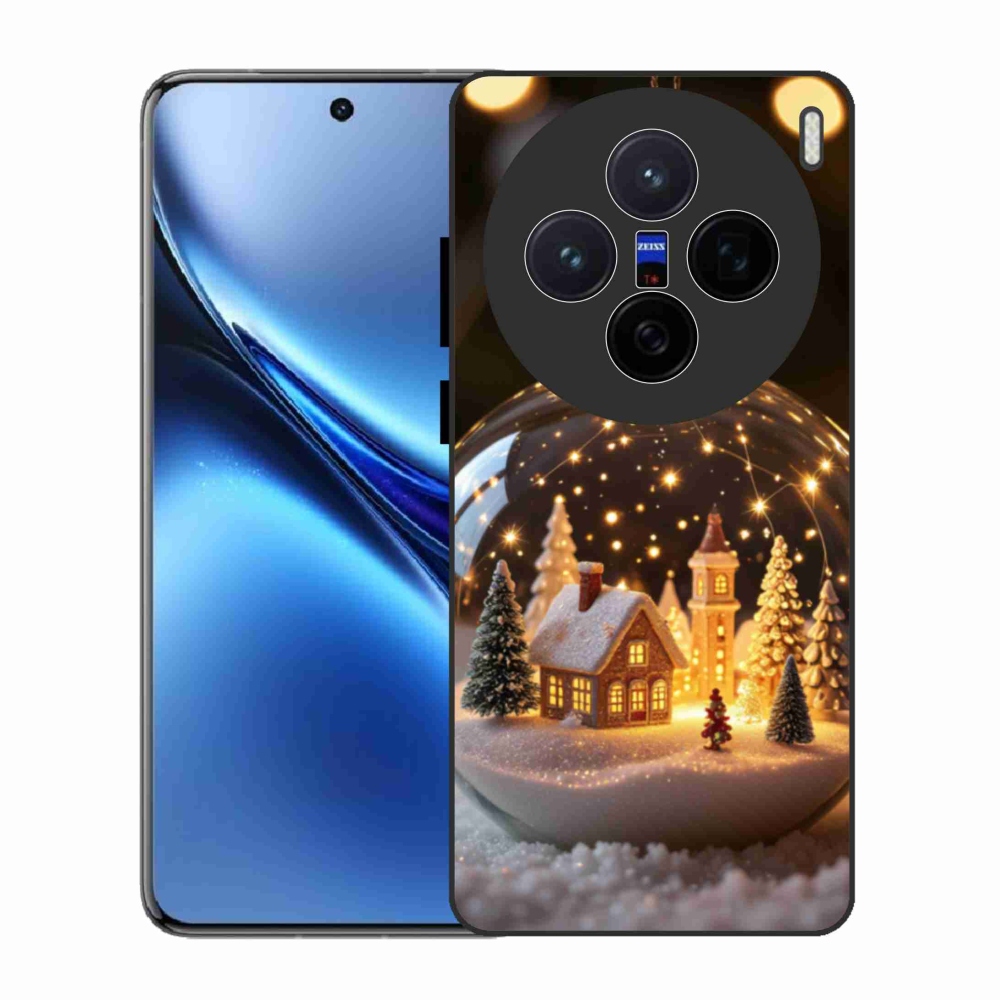 Gélový kryt mmCase na Vivo X200 5G - vianočné gule 3