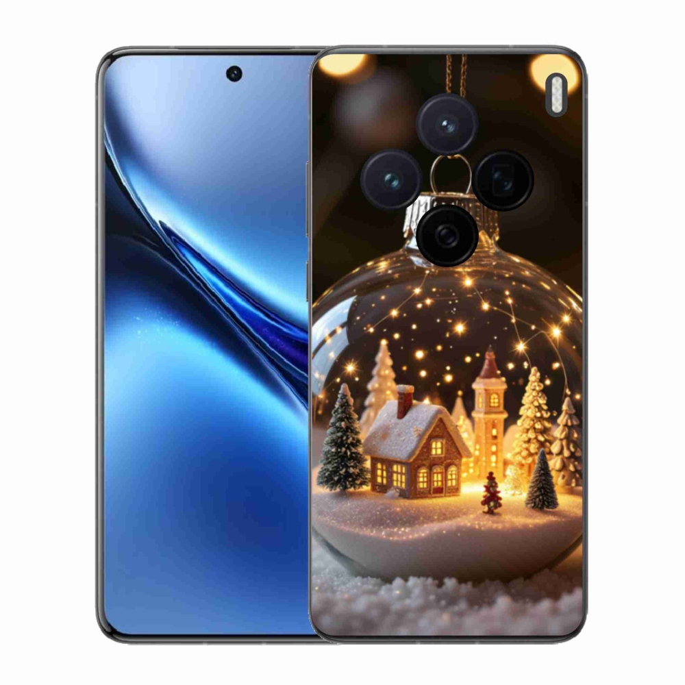 Gélový kryt mmCase na Vivo X200 5G - vianočné gule 3