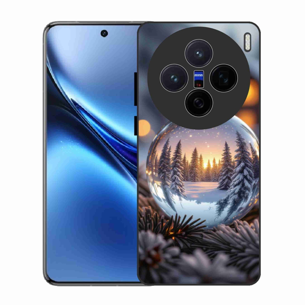 Gélový kryt mmCase na Vivo X200 5G - vianočná ozdoba