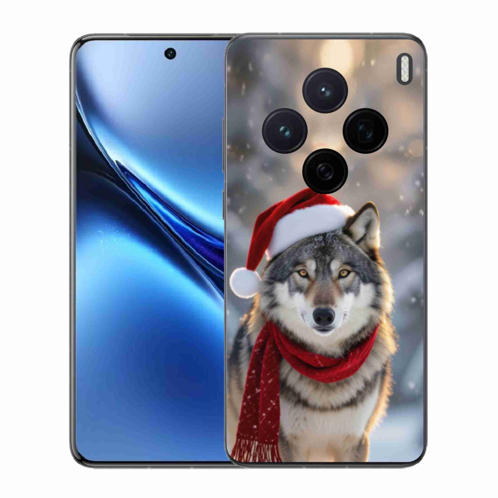 Gélový kryt mmCase na Vivo X200 5G - vianočný vlk
