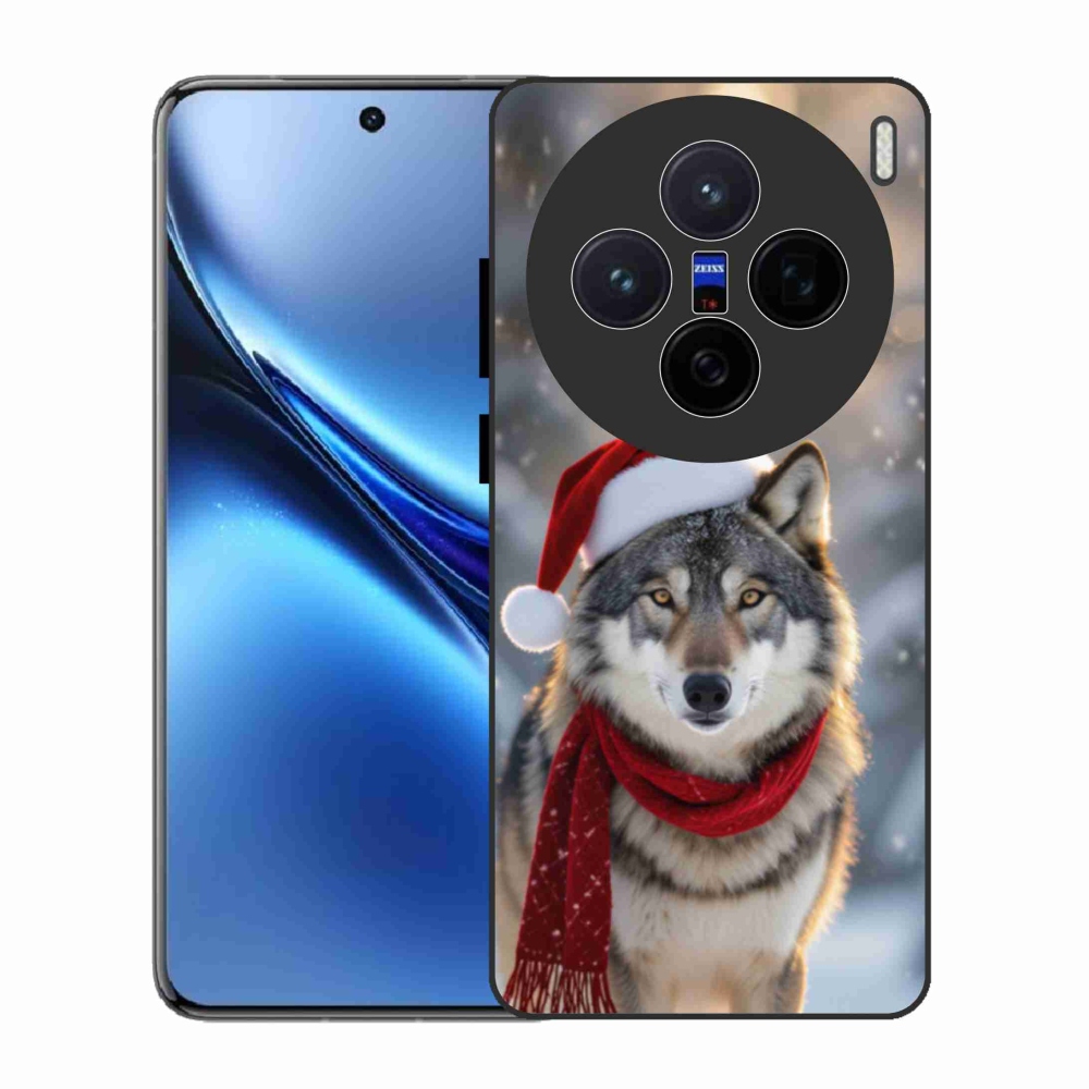 Gélový kryt mmCase na Vivo X200 5G - vianočný vlk