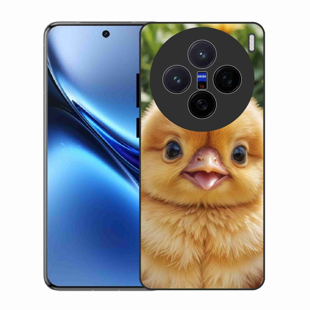 Gélový kryt mmCase na Vivo X200 5G - veselé kuriatko