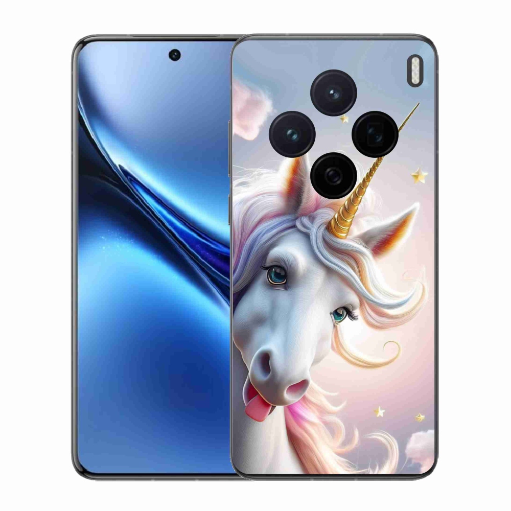 Gélový kryt mmCase na Vivo X200 5G - veselý jednorožec
