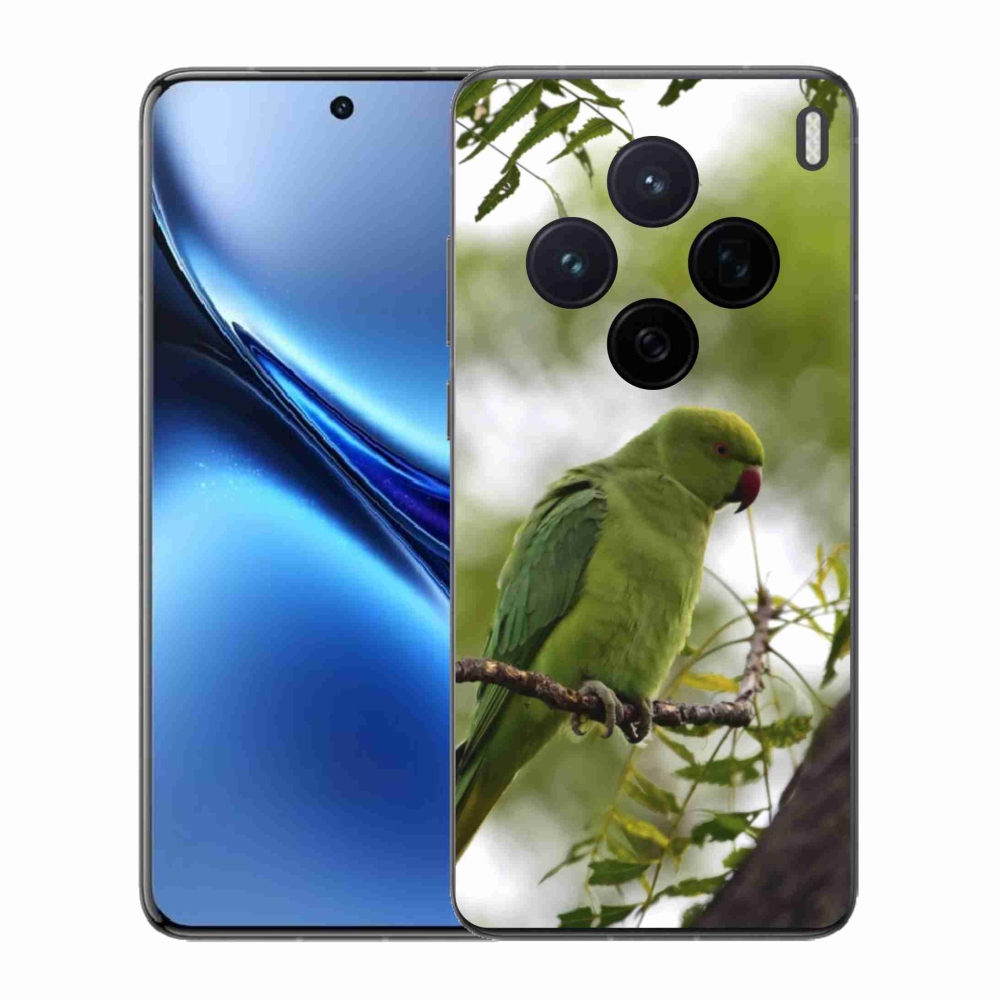 Gélový kryt mmCase na Vivo X200 5G - zelený papagáj
