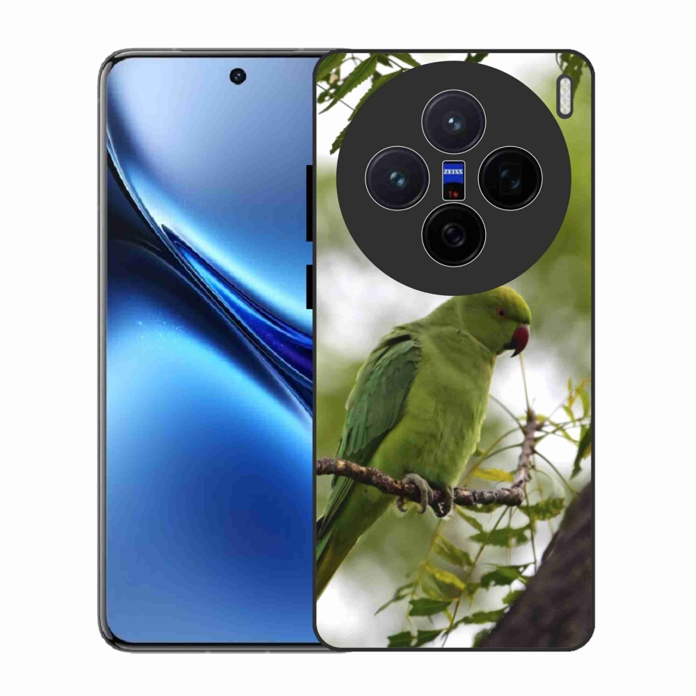 Gélový kryt mmCase na Vivo X200 5G - zelený papagáj