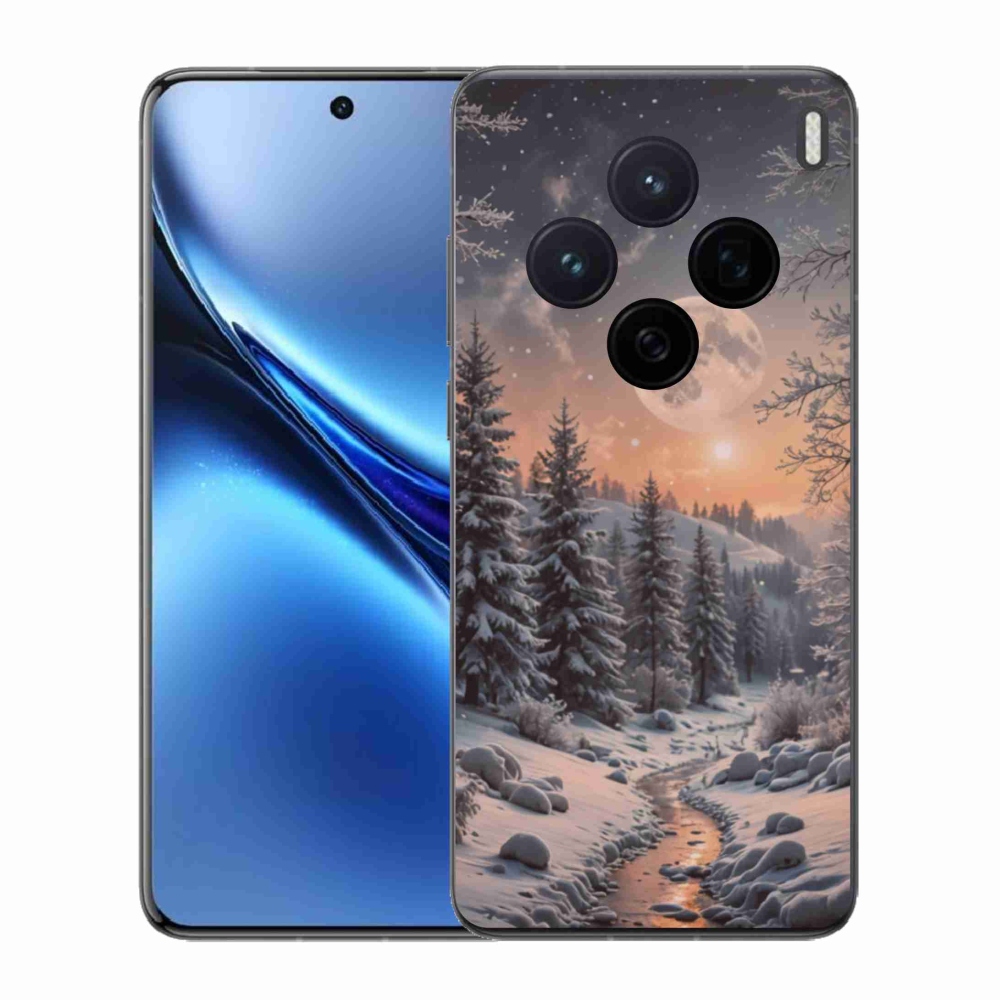 Gélový kryt mmCase na Vivo X200 5G - zimná krajina 2