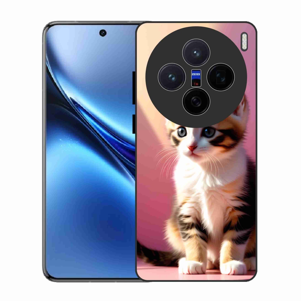 Gélový kryt mmCase na Vivo X200 5G - zvedavé mačiatko 2