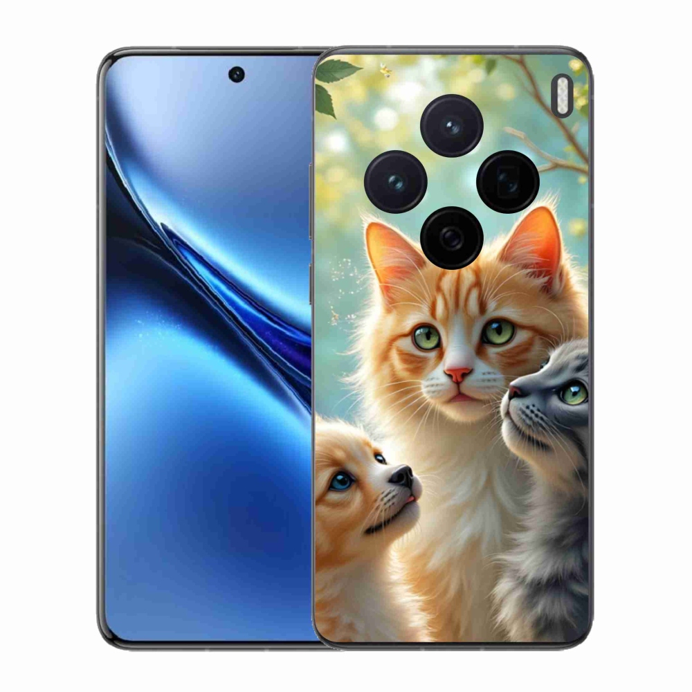 Gélový kryt mmCase na Vivo X200 5G - zvieracie priateľstvo 2