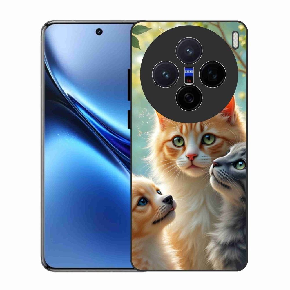 Gélový kryt mmCase na Vivo X200 5G - zvieracie priateľstvo 2