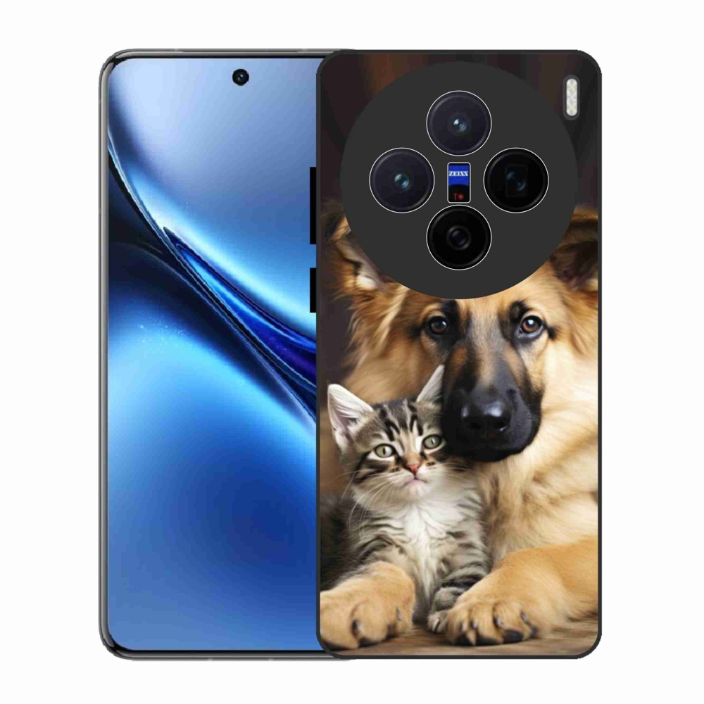 Gélový kryt mmCase na Vivo X200 5G - zvieracie priateľstvo