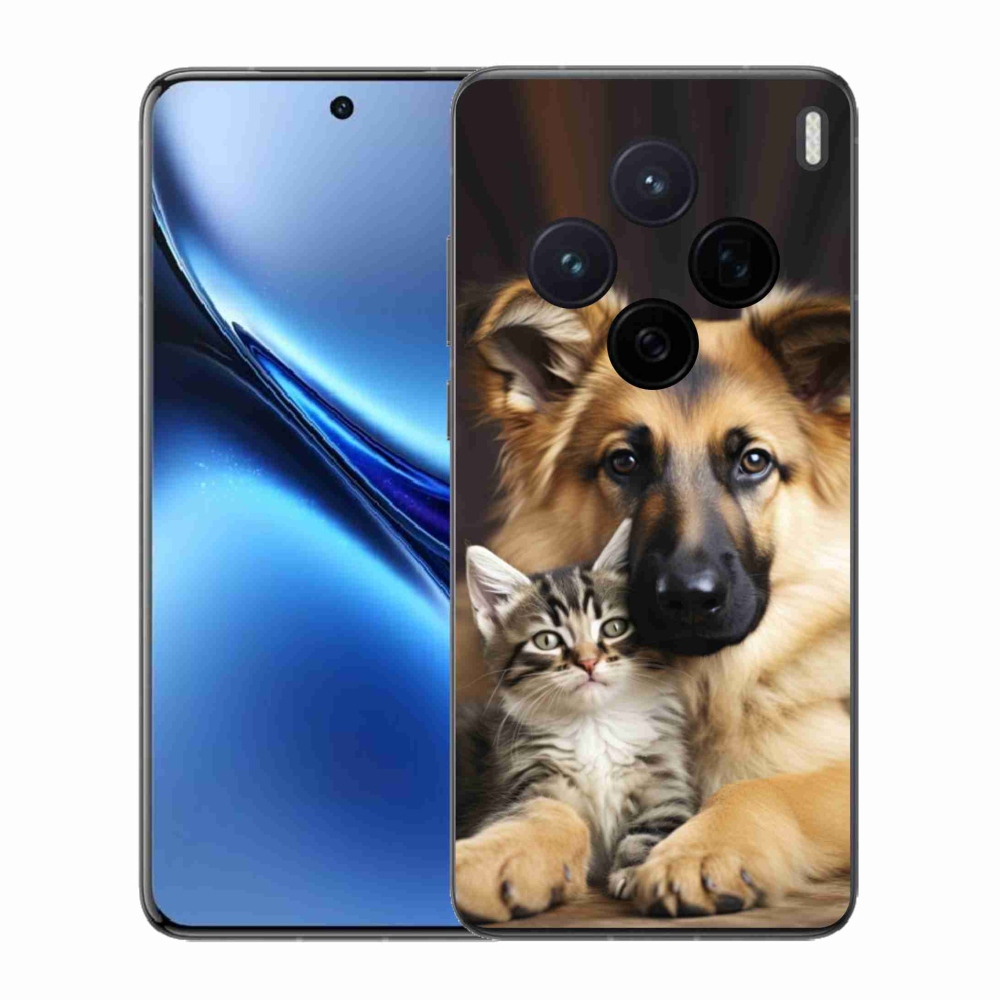 Gélový kryt mmCase na Vivo X200 5G - zvieracie priateľstvo