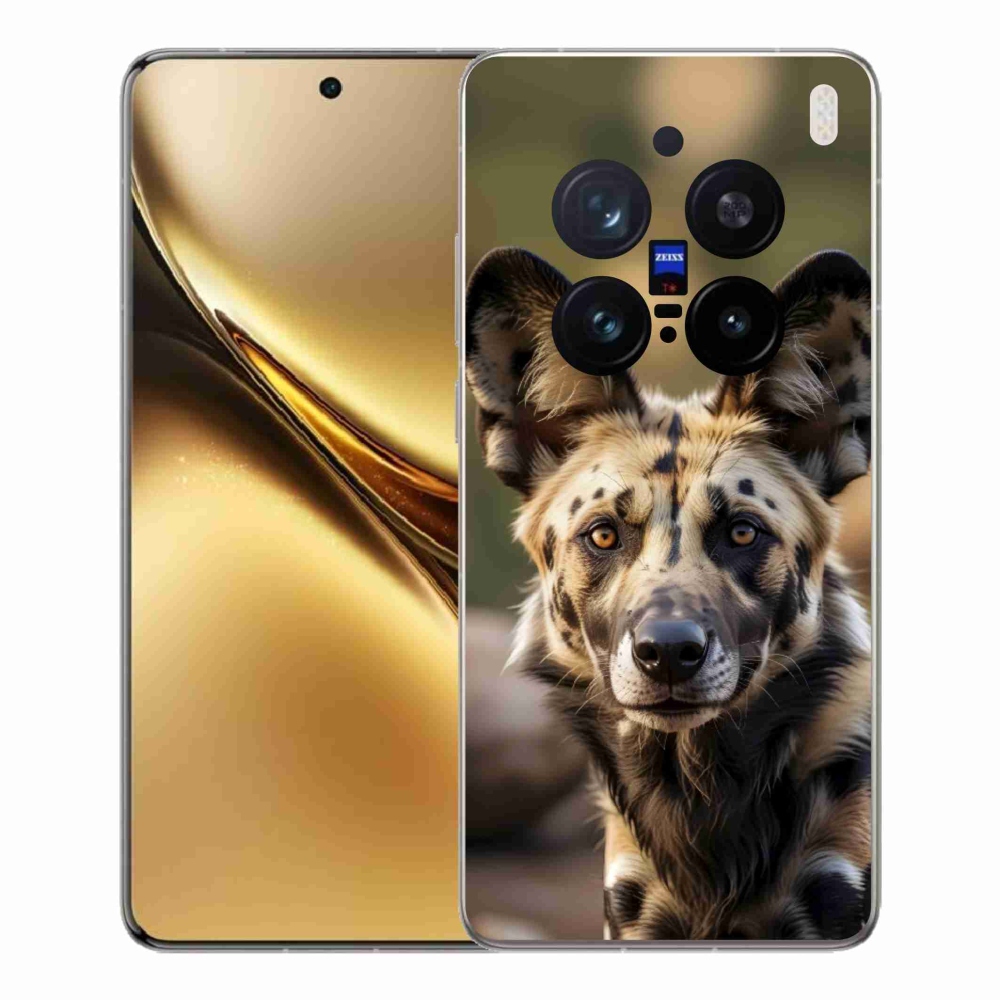 Gélový kryt mmCase na Vivo X200 Pre 5G - africký divoký pes