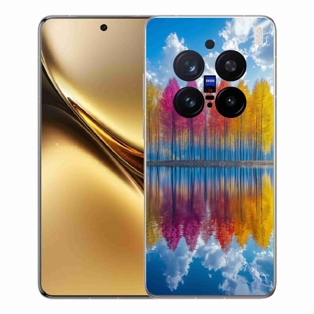 Gélový kryt mmCase na Vivo X200 Pre 5G - farebné stromy