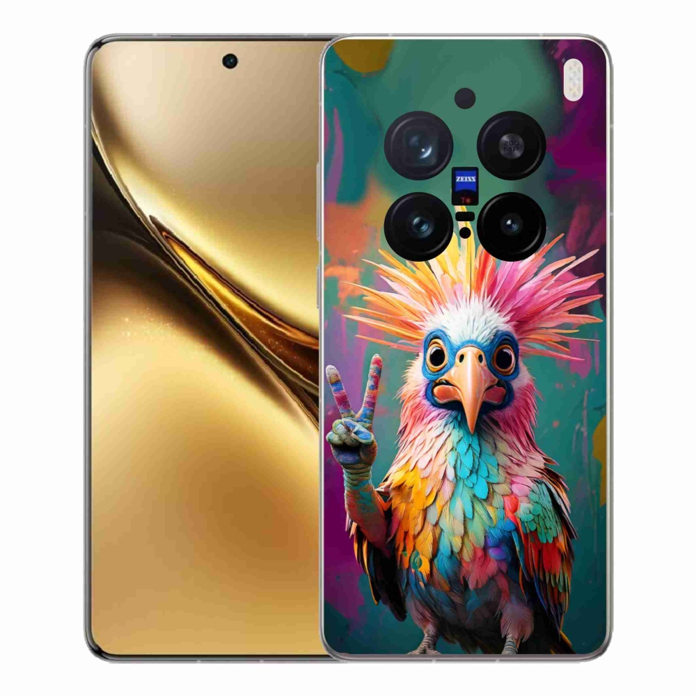 Gélový kryt mmCase na Vivo X200 Pro 5G - farebný rebel