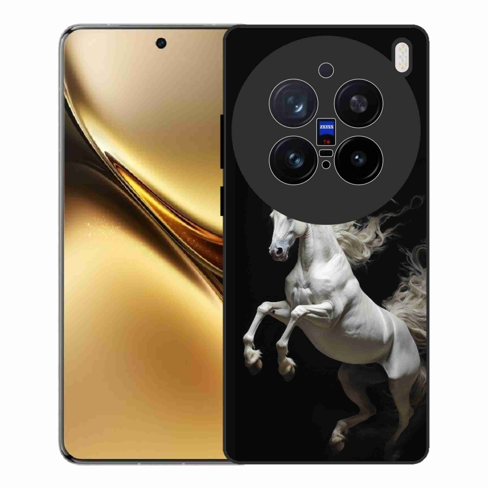 Gélový kryt mmCase na Vivo X200 Pro 5G - biely kôň 4