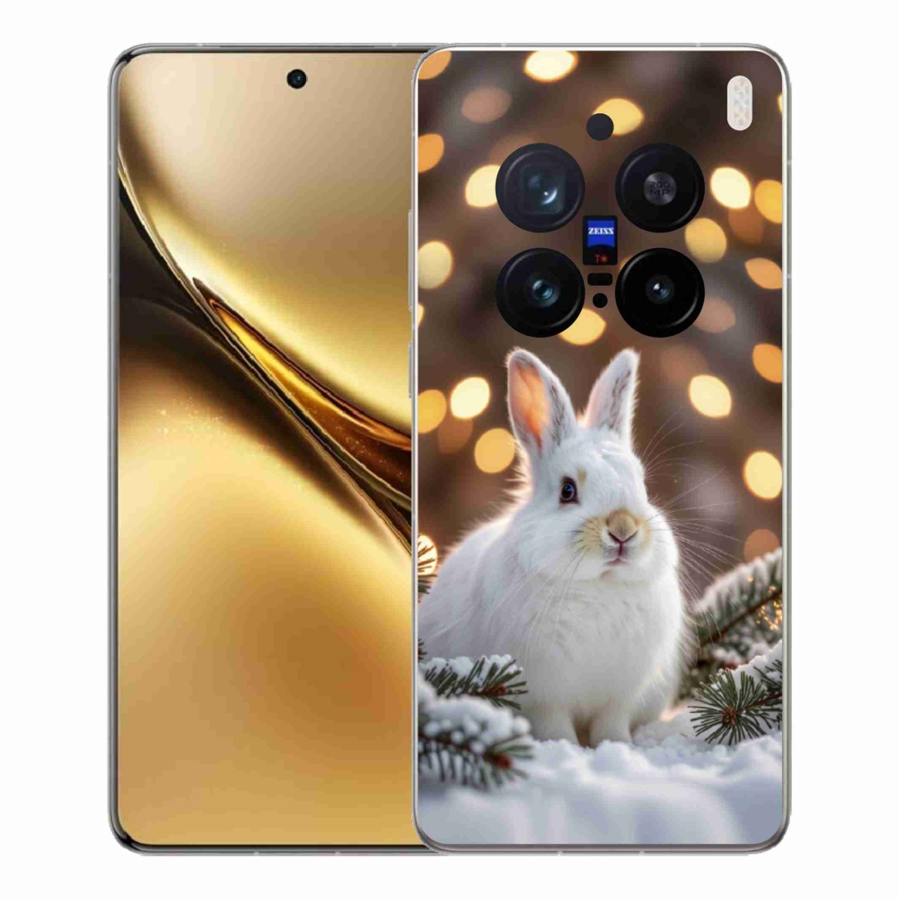 Gélový kryt mmCase na Vivo X200 Pro 5G - biely zajac