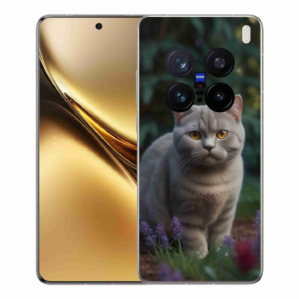 Gélový kryt mmCase na Vivo X200 Pro 5G - britská mačka
