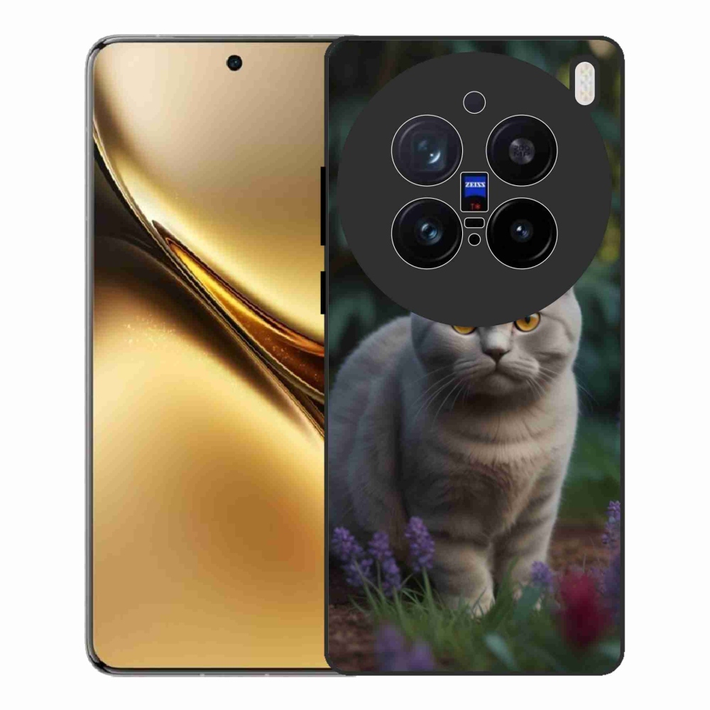 Gélový kryt mmCase na Vivo X200 Pro 5G - britská mačka