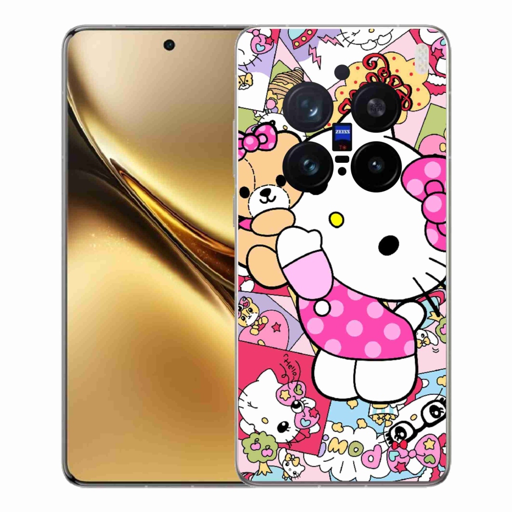 Gélový kryt mmCase na Vivo X200 Pro 5G - cute kitty