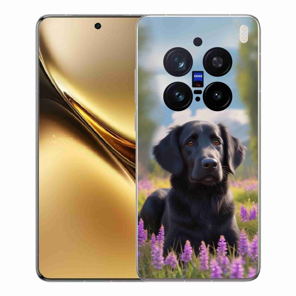 Gélový kryt mmCase na Vivo X200 Pro 5G - elegantný čierny retriever