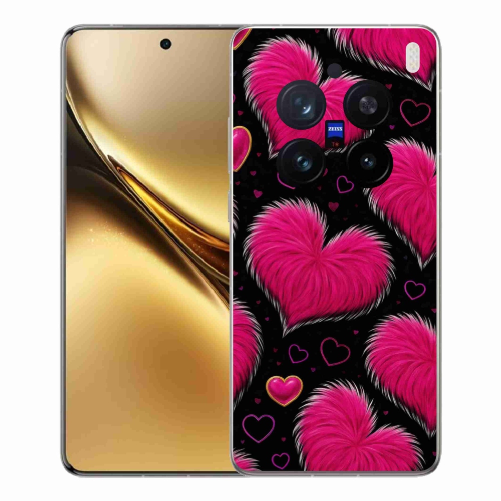 Gélový kryt mmCase na Vivo X200 Pre 5G - hebké srdce