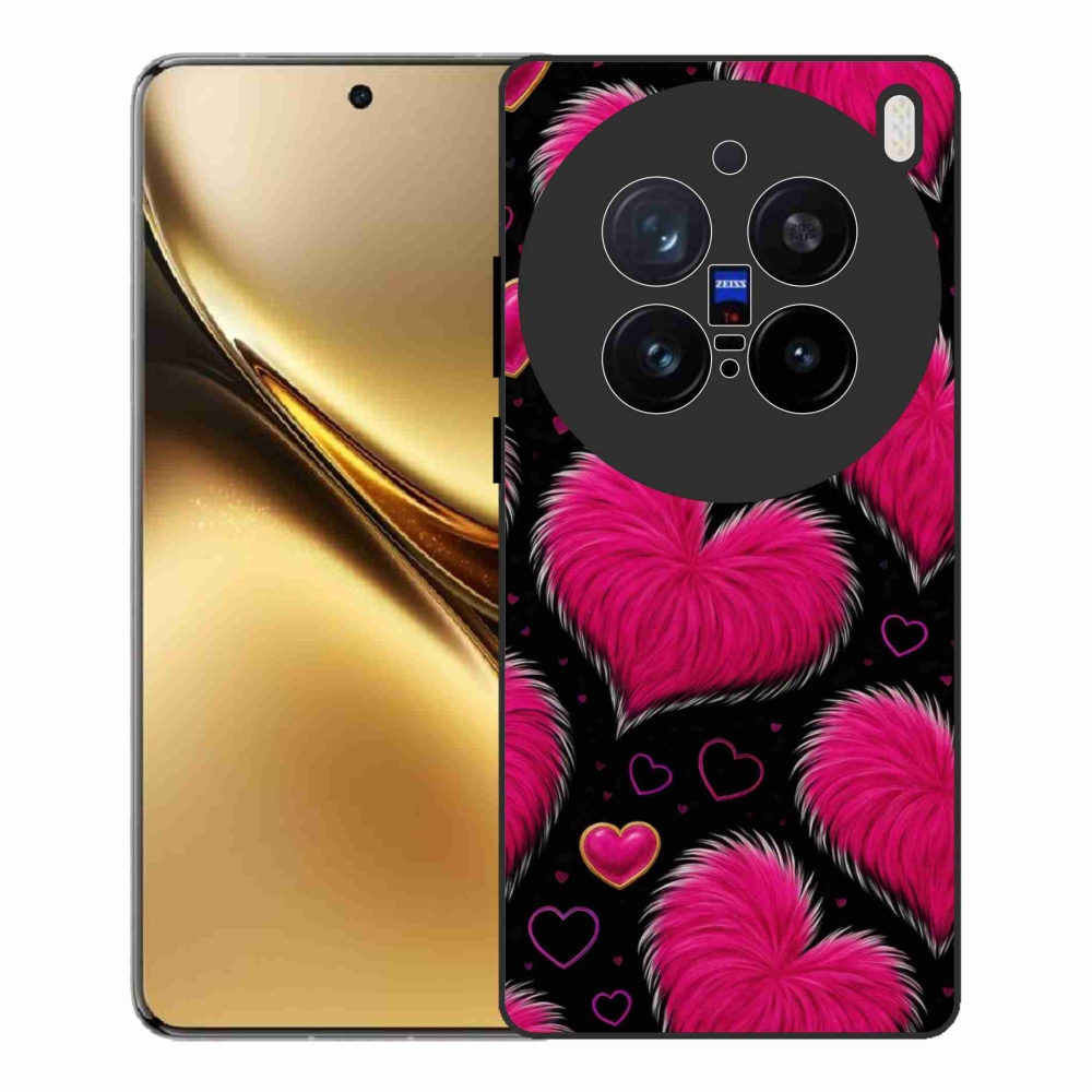 Gélový kryt mmCase na Vivo X200 Pre 5G - hebké srdce