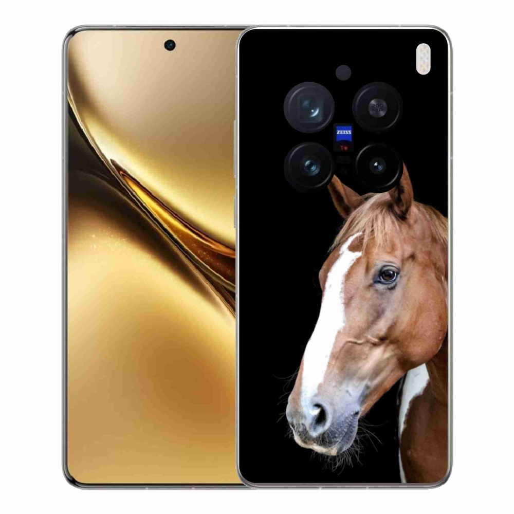 Gélový kryt mmCase na Vivo X200 Pro 5G - hnedý kôň 3