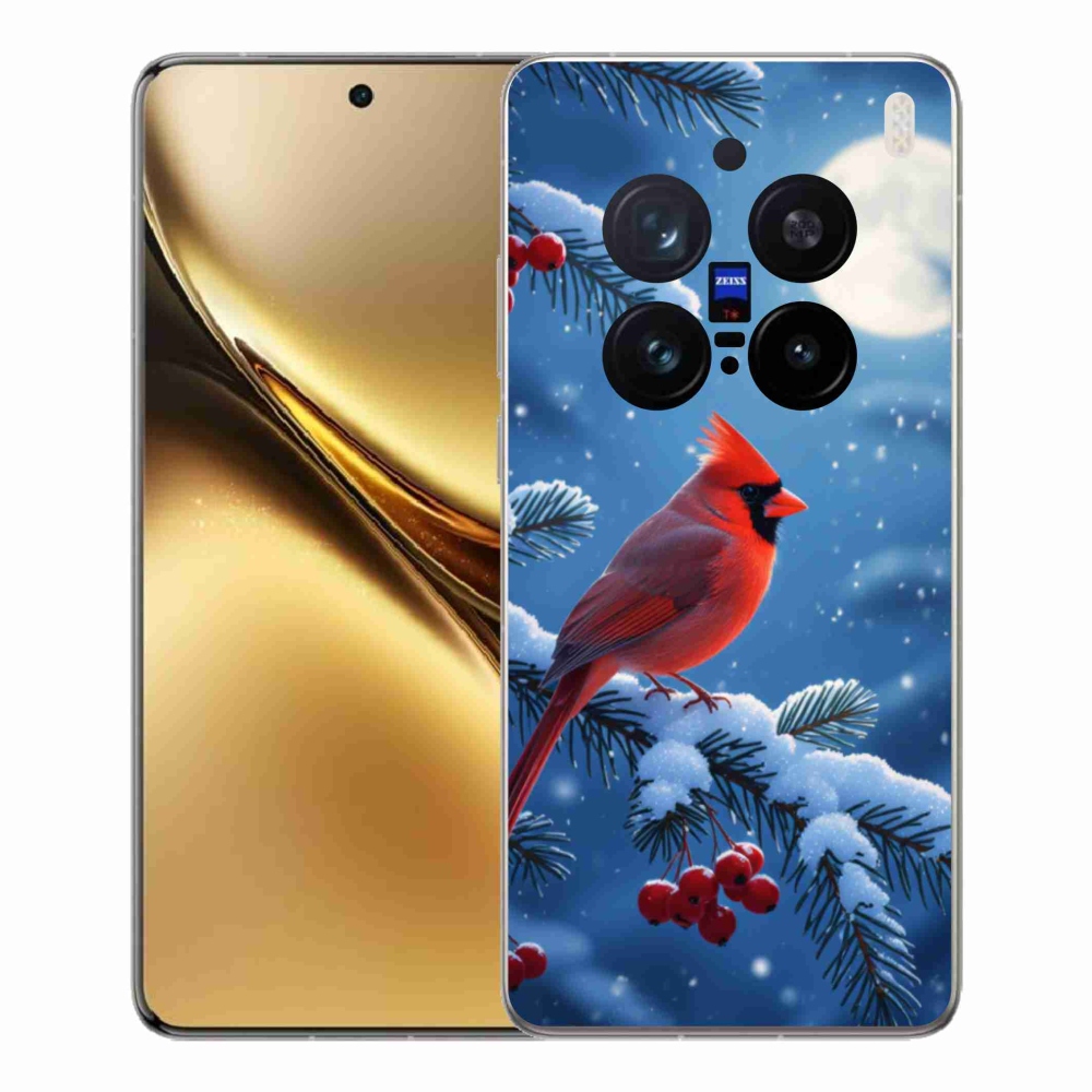 Gélový kryt mmCase na Vivo X200 Pro 5G - kardinál červený