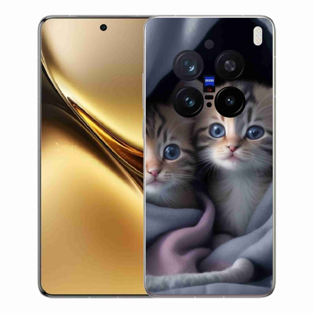 Gélový kryt mmCase na Vivo X200 Pro 5G - mačacie duo 2