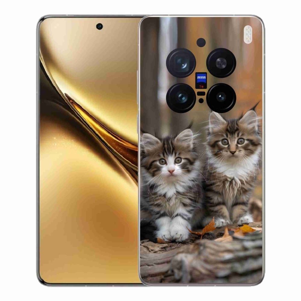 Gélový kryt mmCase na Vivo X200 Pro 5G - mačacie duo 3