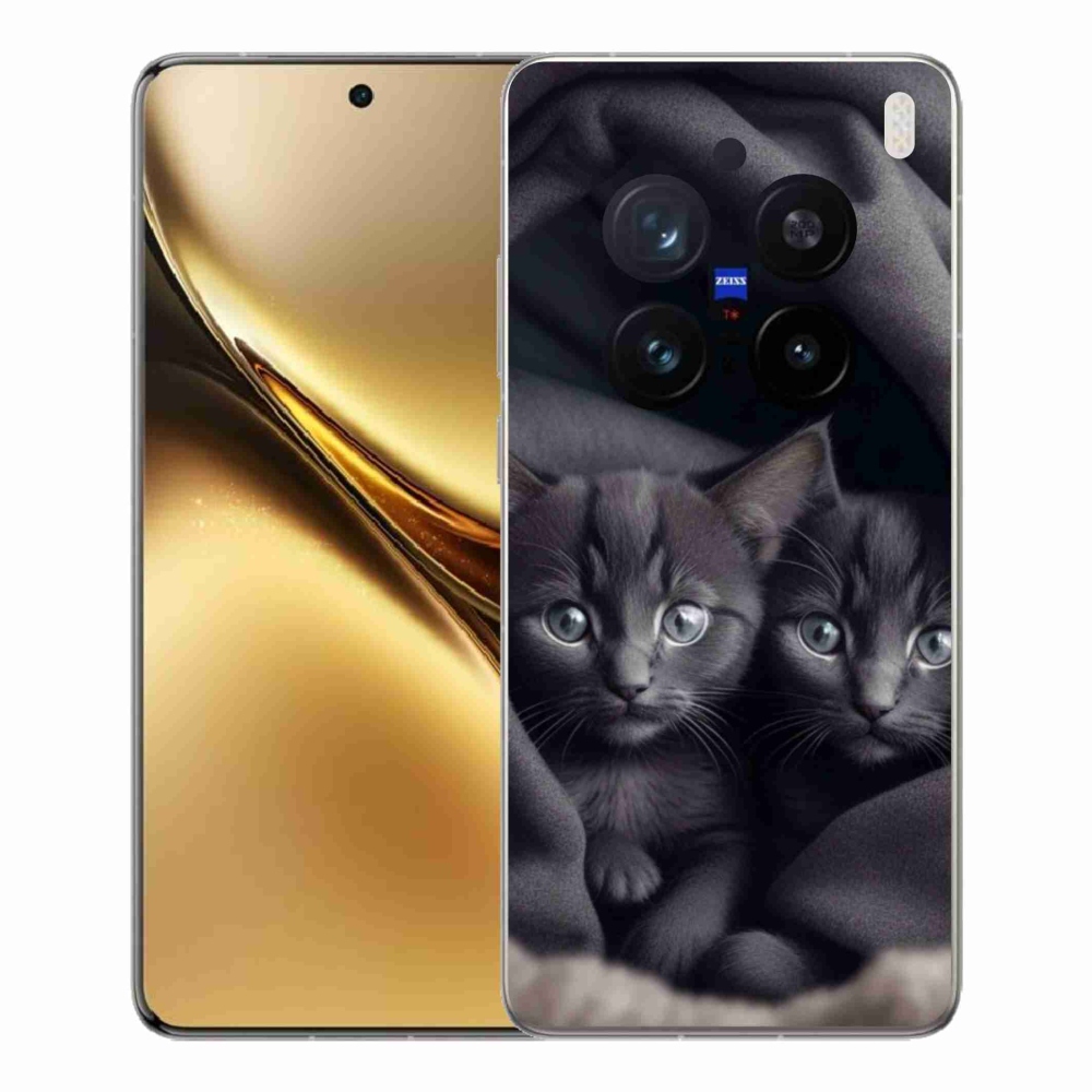 Gélový kryt mmCase na Vivo X200 Pro 5G - mačacie duo