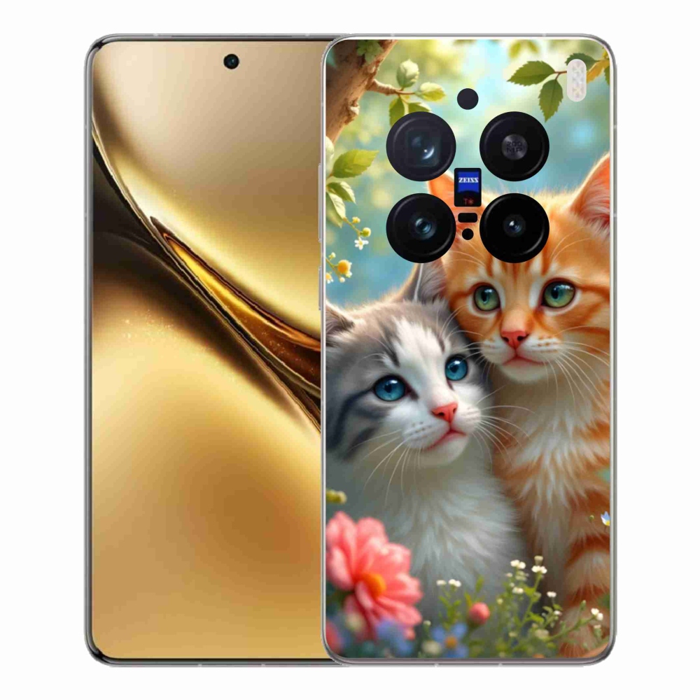 Gélový kryt mmCase na Vivo X200 Pro 5G - mačacia láska 2