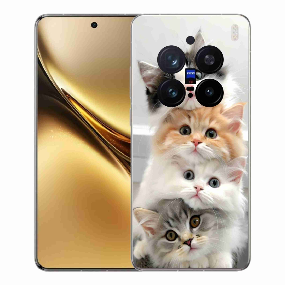 Gélový kryt mmCase na Vivo X200 Pro 5G - mačacia partia