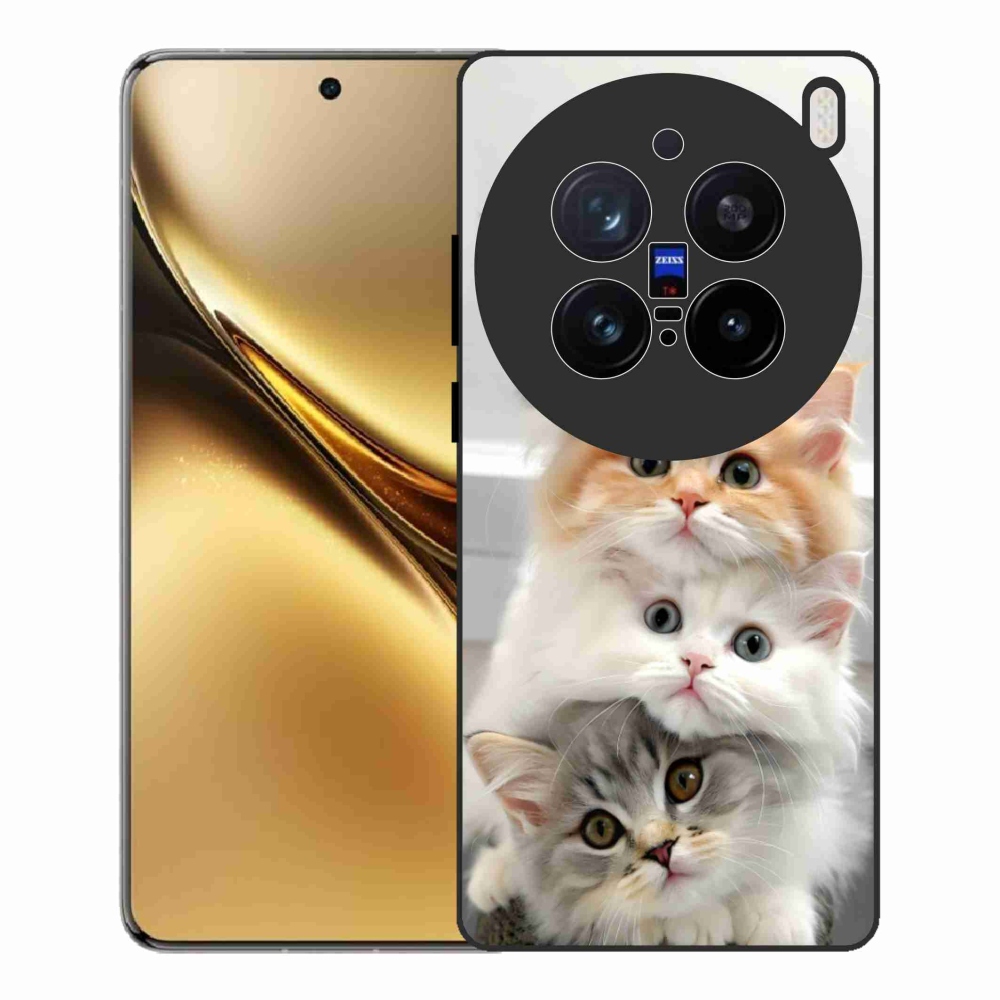Gélový kryt mmCase na Vivo X200 Pro 5G - mačacia partia