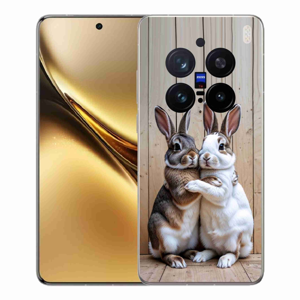 Gélový kryt mmCase na Vivo X200 Pro 5G - králičie pár