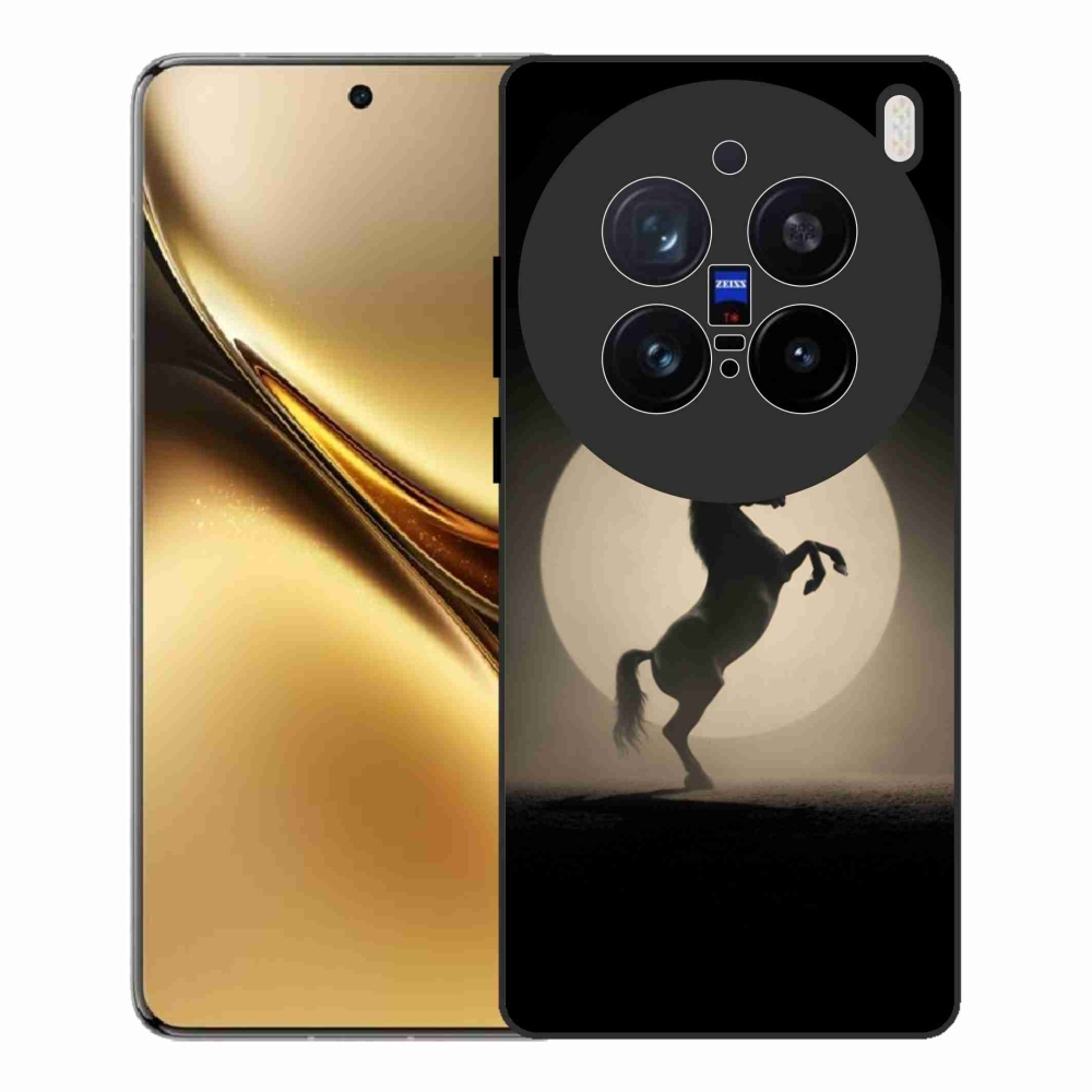 Gélový kryt mmCase na Vivo X200 Pre 5G - kôň v siluete