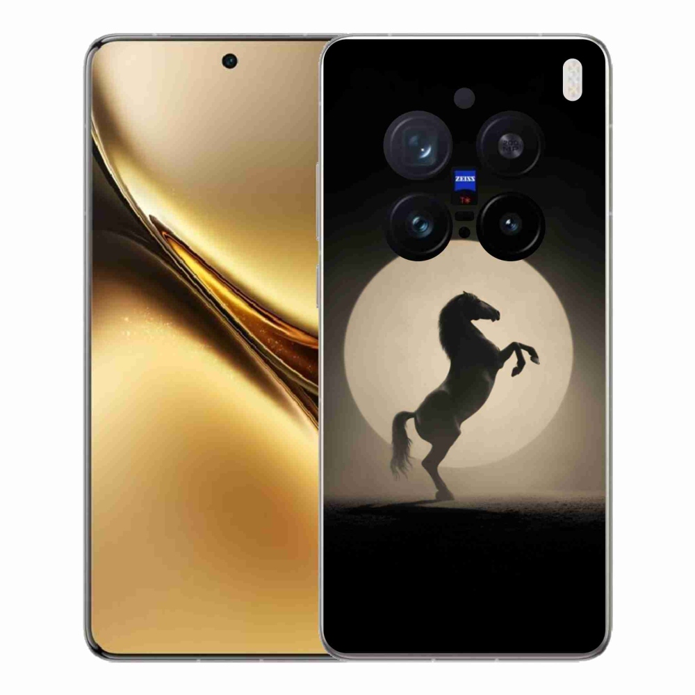 Gélový kryt mmCase na Vivo X200 Pre 5G - kôň v siluete