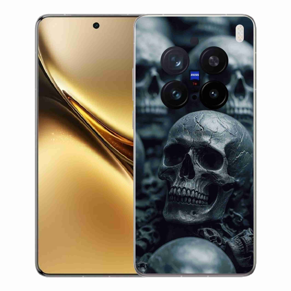 Gélový kryt mmCase na Vivo X200 Pro 5G - lebka 2
