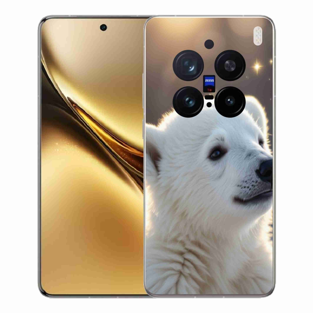 Gélový kryt mmCase na Vivo X200 Pre 5G - ľadový medveď