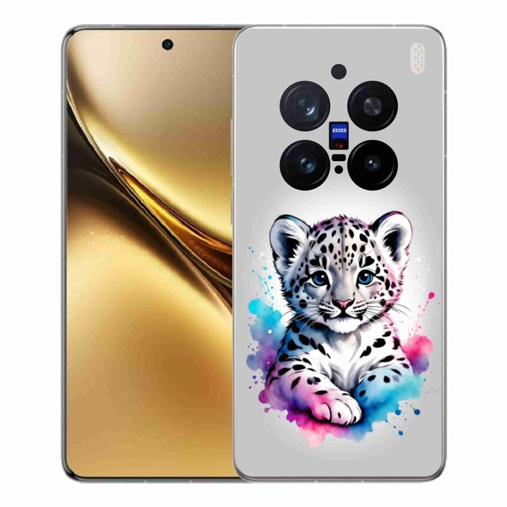 Gélový kryt mmCase na Vivo X200 Pro 5G - leopardie mláďa