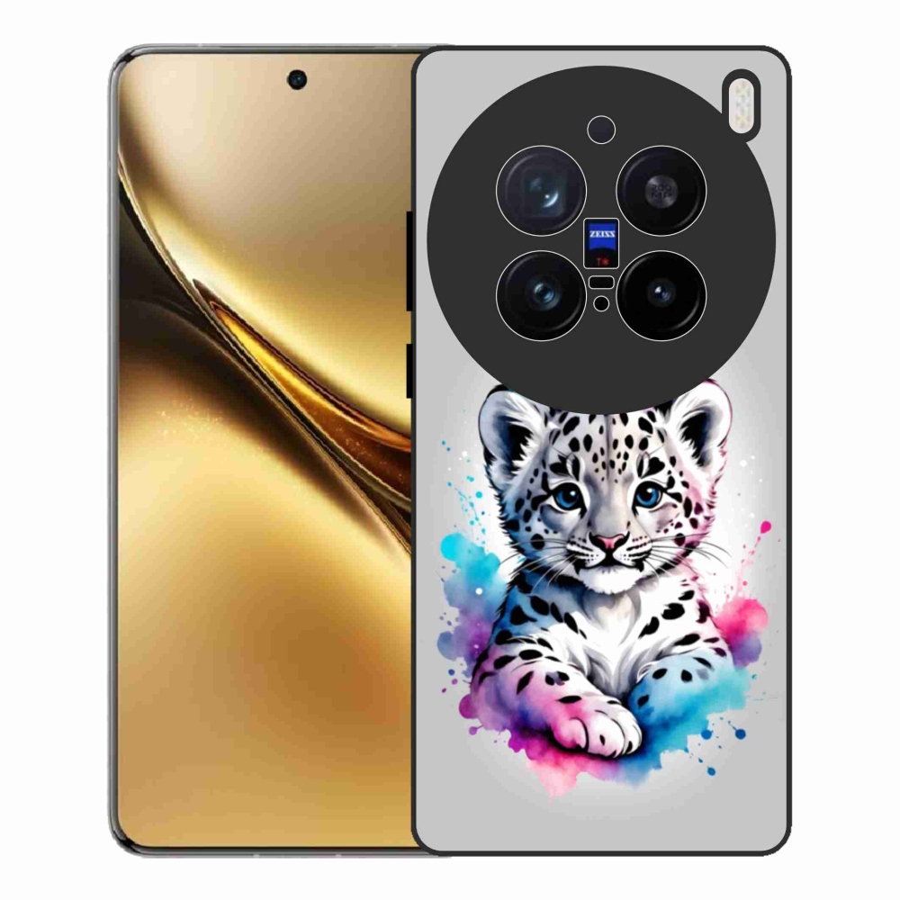 Gélový kryt mmCase na Vivo X200 Pro 5G - leopardie mláďa