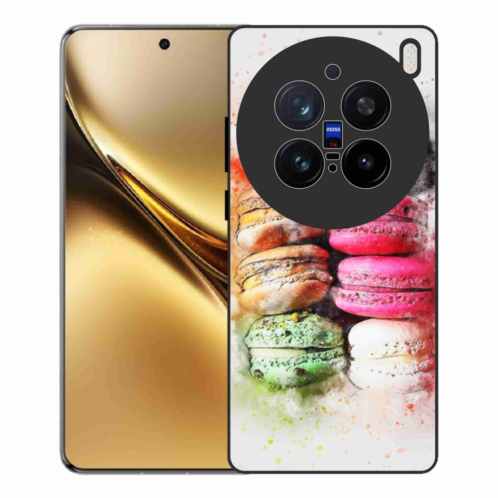 Gélový kryt mmCase na Vivo X200 Pre 5G - makrónky