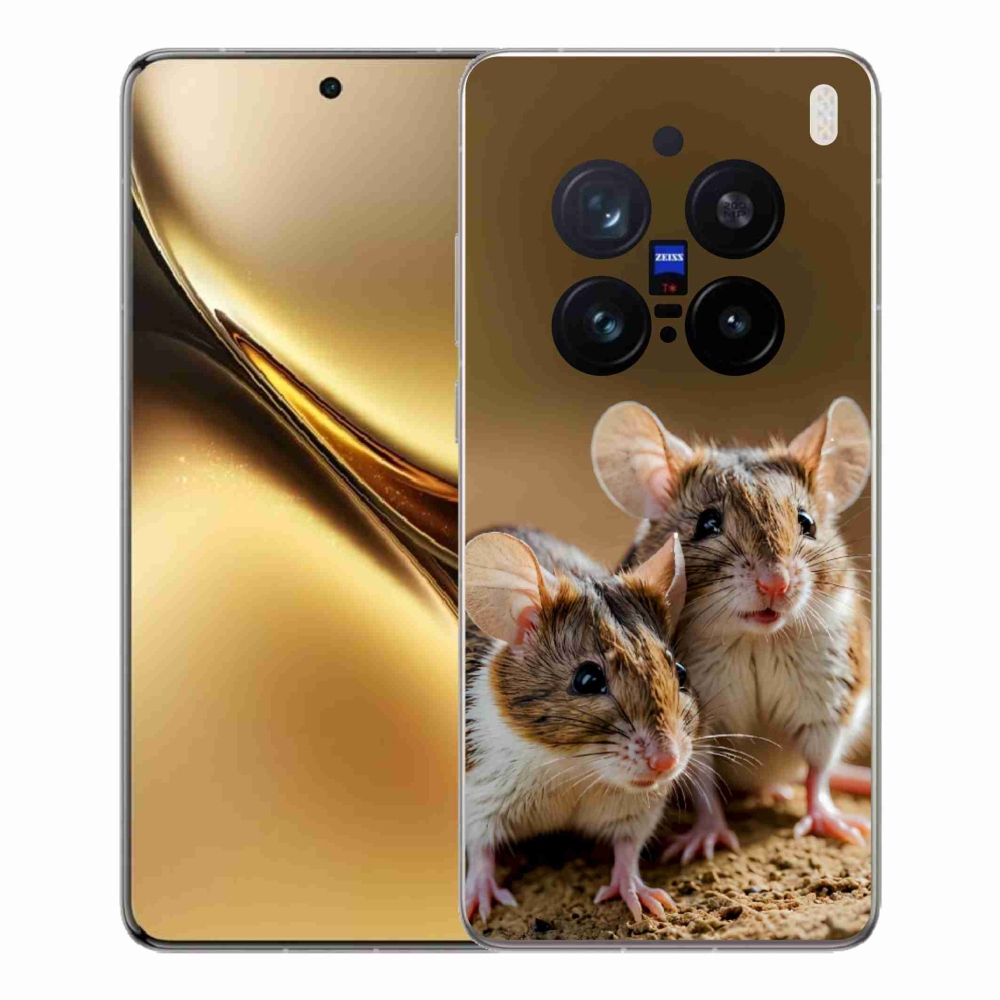 Gélový kryt mmCase na Vivo X200 Pro 5G - myší duo